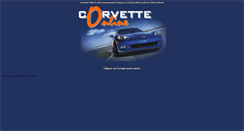 Desktop Screenshot of corvette-online.net
